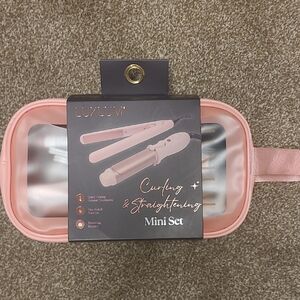 NWT Luxium Pink Curling & Straightening Mini Set
